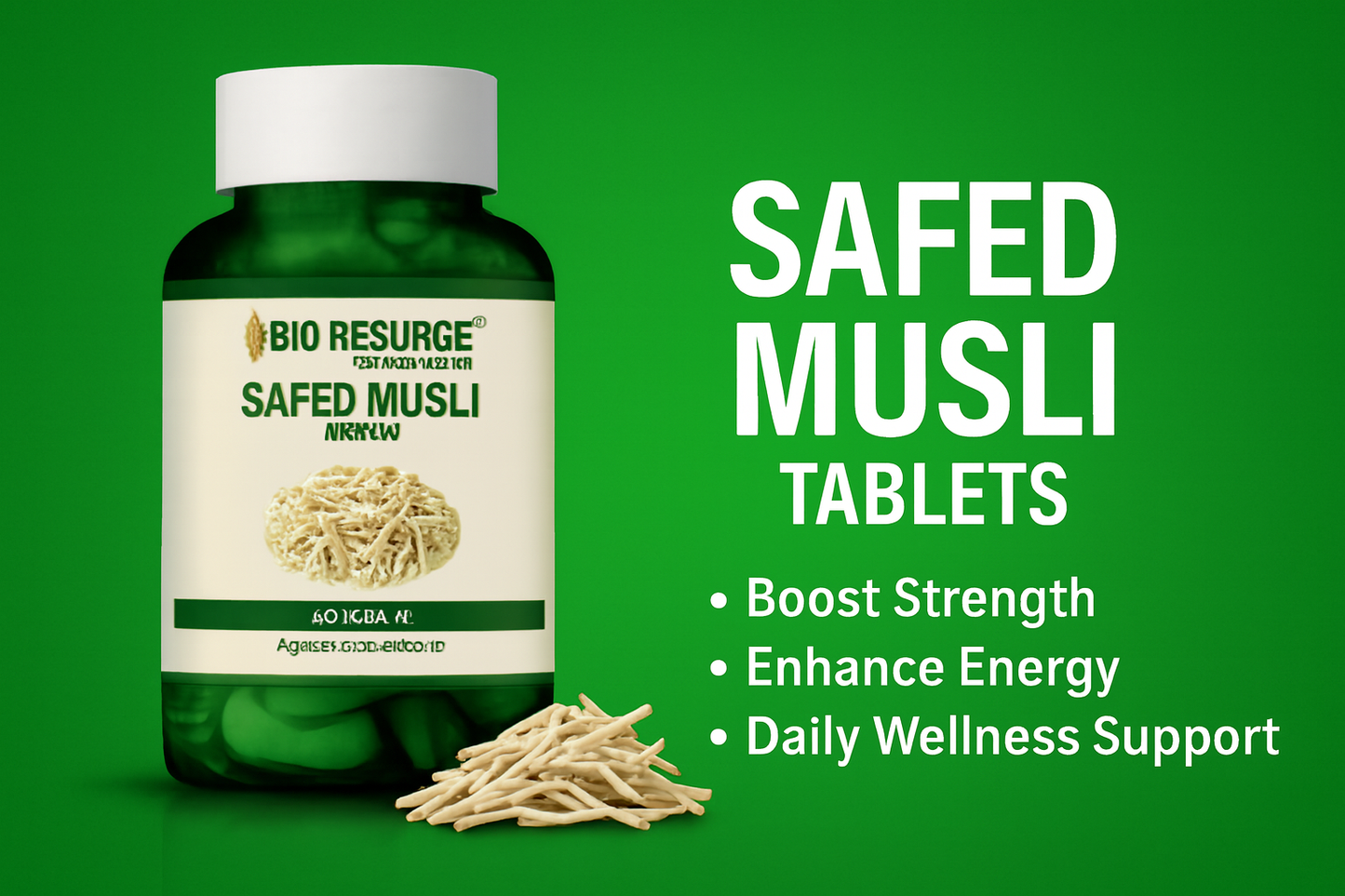 Safed Musli Tablets – Natural Sexual Vitality