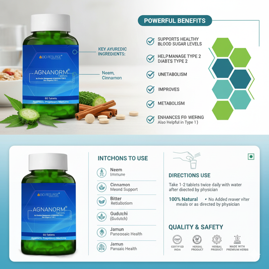 Agnanorm diabetes Tablets