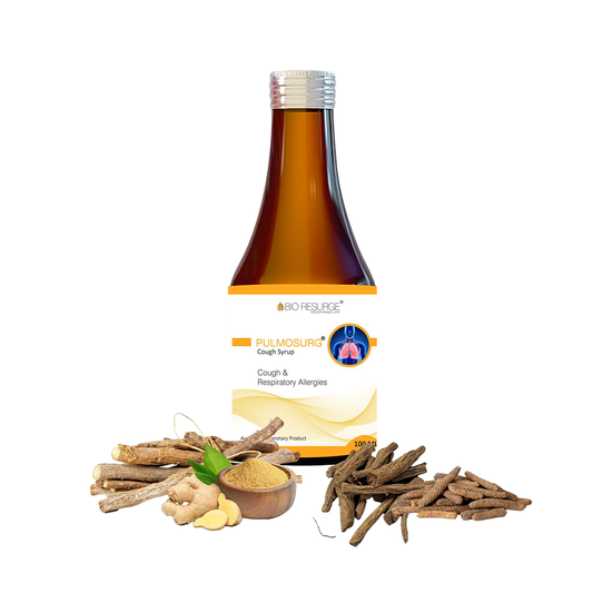Bio Resurge Pulmosurg Syrup Helps Lungs Related Infections: One piece MRP (Inclusive of all taxes):Rs.120/- Net Weight 100 ml