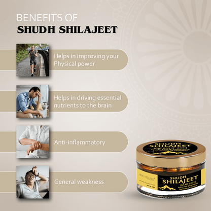 Bio Resurge Shudh Shilajeet: One Piece MRP : 600, Net Quantity : 10 Grams