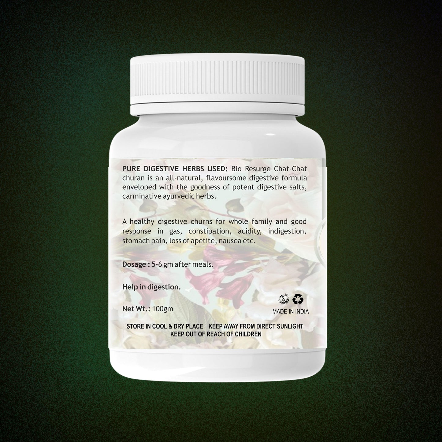 Chat Chat Churan made by Pure digestive herbs 