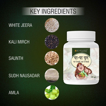 Bio Resurge CHAT-CHAT CHURAN: One piece MRP (Inclusive of all taxes):Rs.115/- Net Weight 100gm/