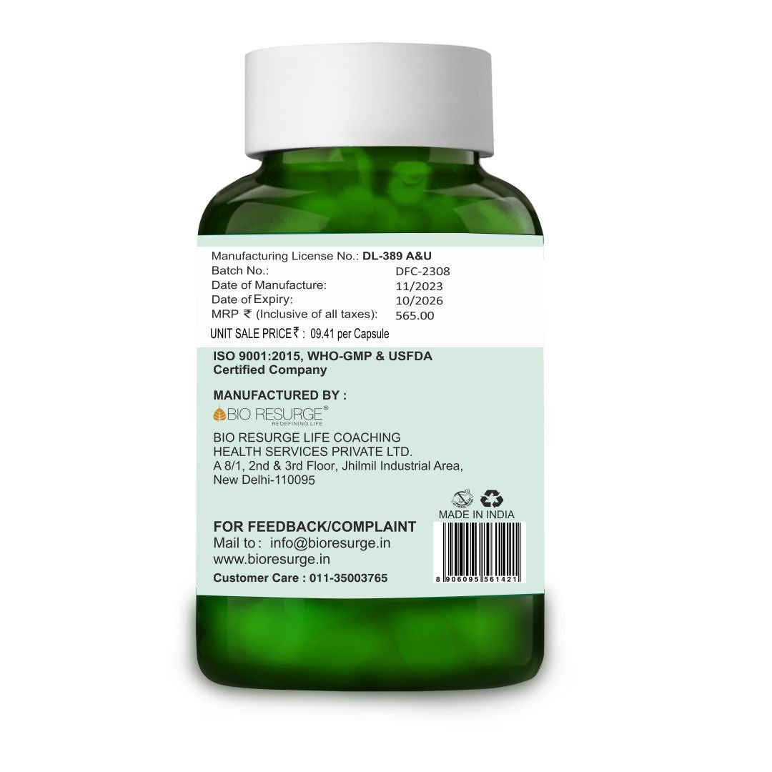 DF Care Capsules | For Dengue Fever | Dengue Medicine | 60 Capsules: One piece MRP (Inclusive of all taxes):Rs.565/- Net Weight 45gm