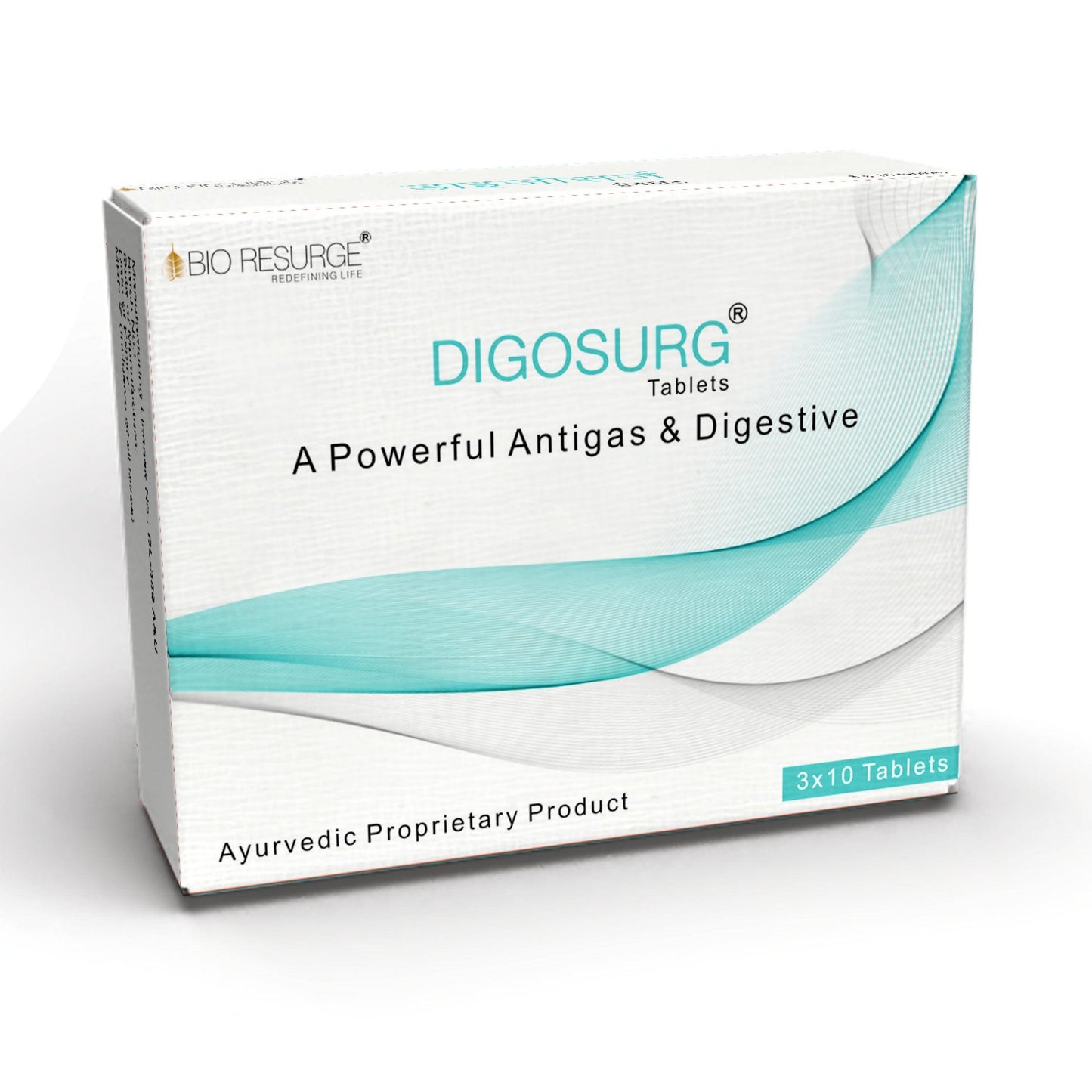 Bio Resurge Digosurg | Reduces Acid Reflux | Improves Digestion | Acidity Remedy: One piece MRP (Inclusive of all taxes):Rs.210.00/- Pack of 30 tablets, Net Weight 21gm