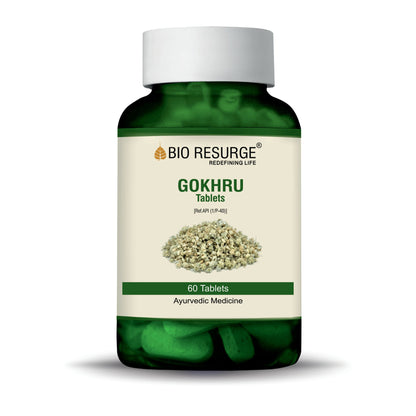 Bio Resurge Gokshura Gokhru Tablet - 750 mg (60 Tablet): One piece MRP (Inclusive of all taxes):Rs.280/- Net Weight 45gm/