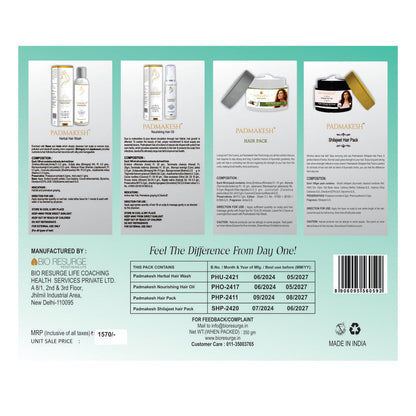 Hair Spa Kit for Stop Hair Fall, Remove Dandruff | 3 Step DIY Therapy for Damaged Hair