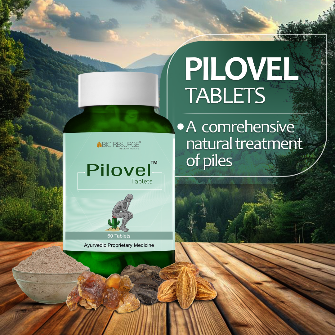 Bio Resurge Pilovel Tablet for Natural Treatments of Piles : Bio Resurge Pilovel Tablet for Natural Treatments of Piles : One Bottle MRP (Inclusive of all taxes):Rs.530/- Net Weight 60 gm