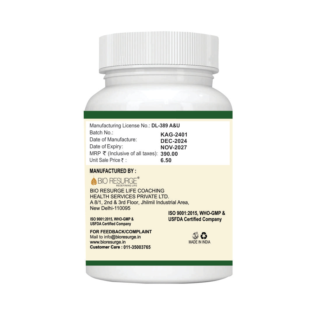 KAISHORE GUGGULU Tablet for CHRONIC JOINT & BODY PAIN IMPAIRED DIGESTIVE FIRE: One Bottle MRP (Inclusive of all taxes):Rs.390/- Net Weight 30gm/