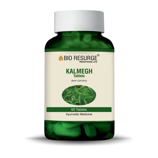 Kalmegh Tablet | Natural Liver Supplement | Liver Detox | Ayurvedic Medicine to Purify Liver  & Rid bad bacteria |  750 mg each tablet (60 tablets): One piece MRP (Inclusive of all taxes):Rs.280/- Net Weight 45gm/