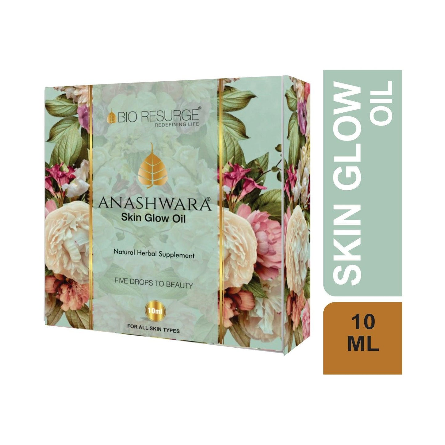 Skin Glow Oil - Enriched with Saffronn Five Drops to Glow Skin:One piece MRP (Inclusive of all taxes):Rs.2400/- Net Weight 10ml