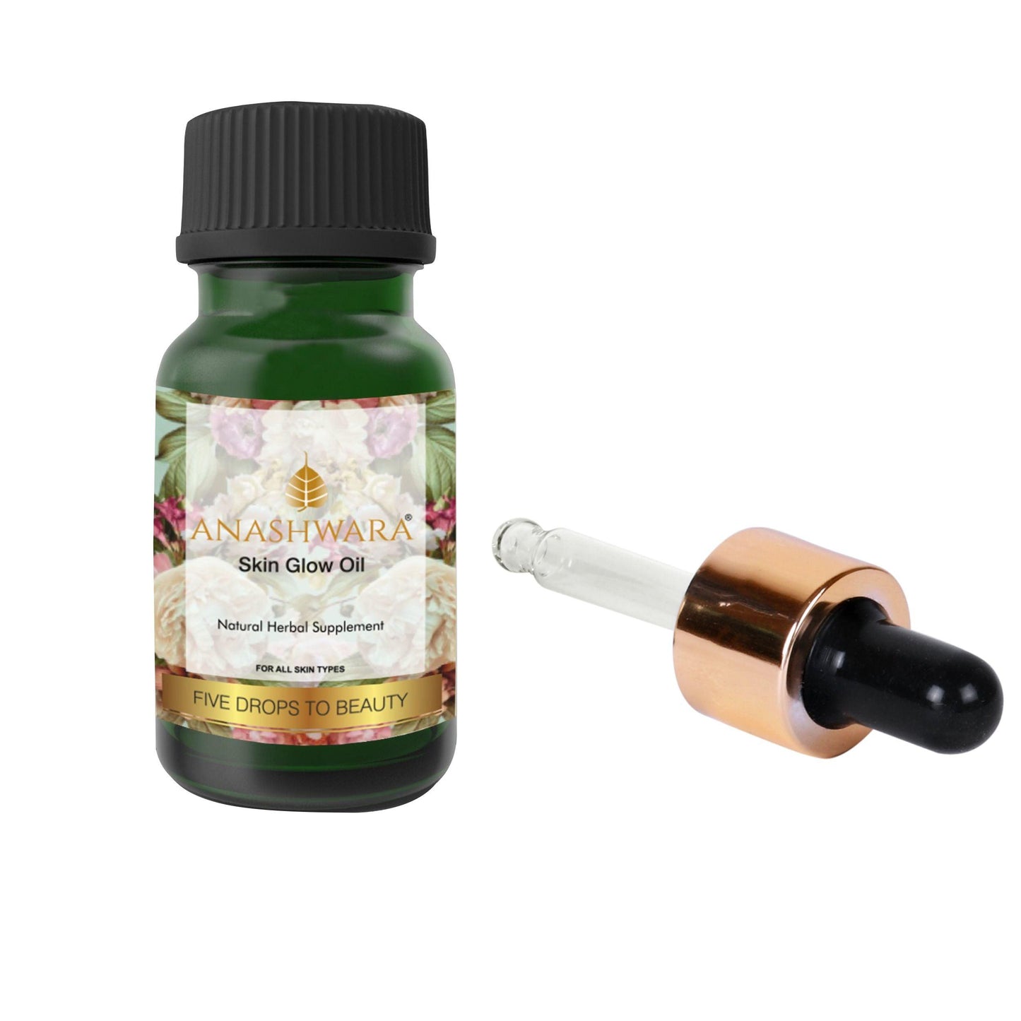 Skin Glow Oil - Enriched with Saffronn Five Drops to Glow Skin:One piece MRP (Inclusive of all taxes):Rs.2400/- Net Weight 10ml