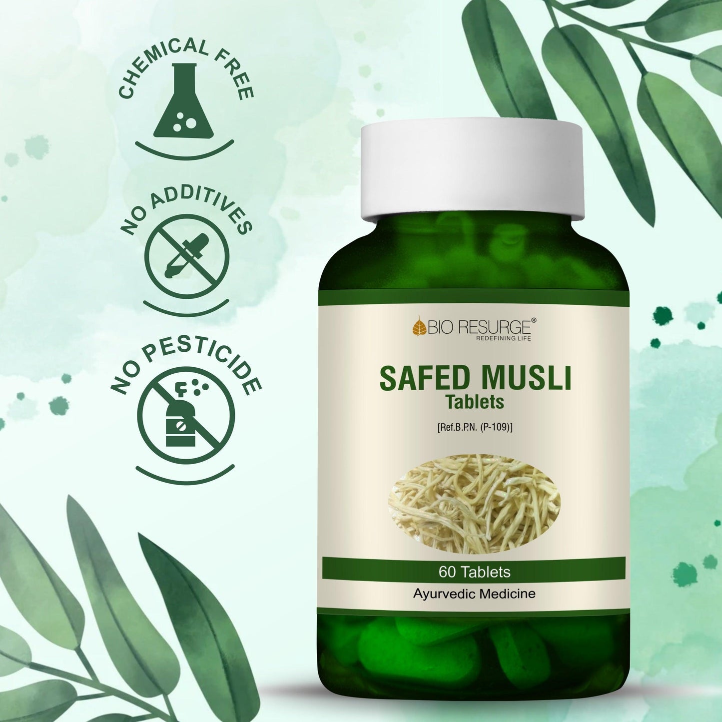 Gokhru  Tablet and Safed Musli Tablet | Increase stamina and improve libido: MRP (Inclusive of all taxes):Rs.560/- Net Weight 90gm