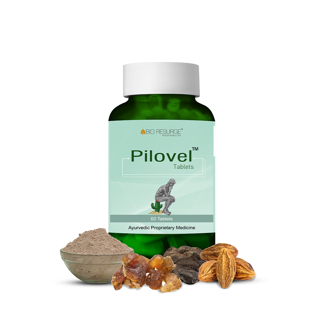 Bio Resurge Pilovel Tablet for Natural Treatments of Piles : Bio Resurge Pilovel Tablet for Natural Treatments of Piles : One Bottle MRP (Inclusive of all taxes):Rs.530/- Net Weight 60 gm
