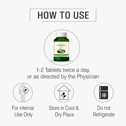 Bio Resurge Punarnava Tablets | Punarnava has anti-inflammatory and diuretic properties that helps improve kidney health &  urinary health | One piece MRP (Inclusive of all taxes):Rs.280/- Net Weight 45gm/